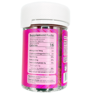 Zion Herbals Speciosa Gummies Jar 16mg MIT 20ct