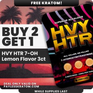 HVY HTR 7-OH Lemon Flavor Tablet 3ct (DEAL BUY 2 GET 1)