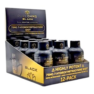 Pure OHMS Black 75mg 7-OH 60mL