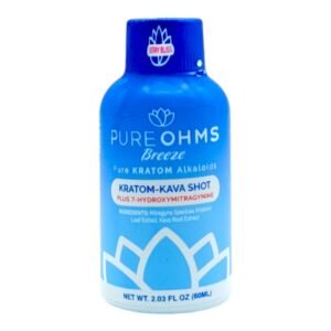 Pure OHMS Breeze Kava Kratom 7OH Shot 60mL