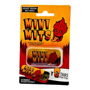 Mini Mits Firece Cinnamon Kratom Tablets - 6 ct