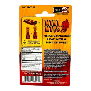 Mini Mits Firece Cinnamon Kratom Tablets – 6 ct