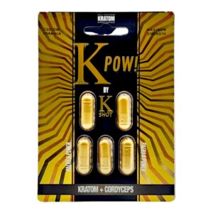 K-Shot K Pow Kratom Cordyceps Capsules