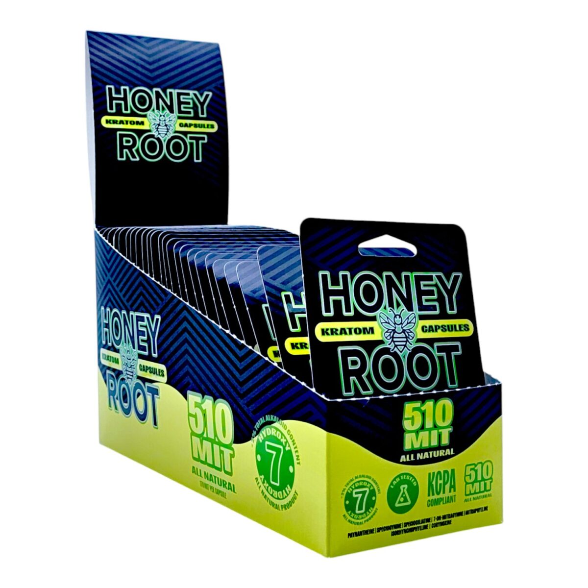 HoneyRoot Greens Kratom Capsules 3CT 510 MIT