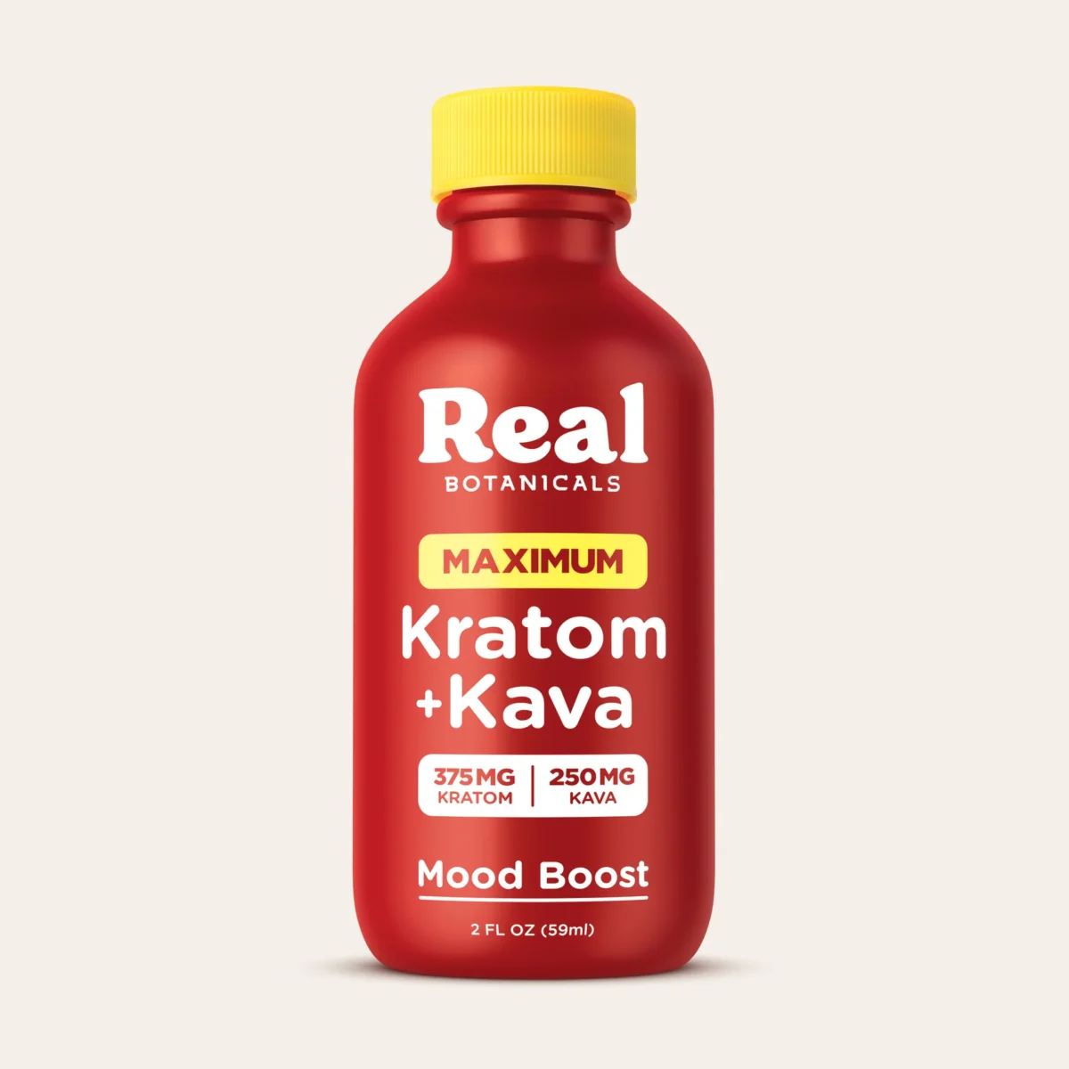 Real Botanicals Kratom & Kava Mood Boost Shot 150mg Kratom 250mg Kava