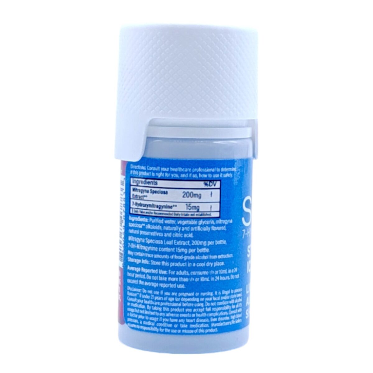Se7en Liquid Alkaloid Shot 200mg Kratom 15mg 7-OH 30mL