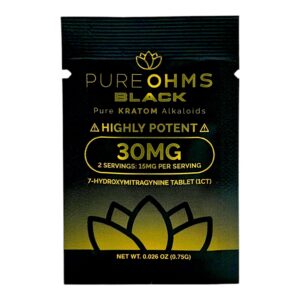 PURE OHMS Black 7-OH Tablets