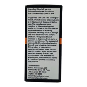 Donuts Kratom Extract Mango Black Shot 400mg MIT 30mL