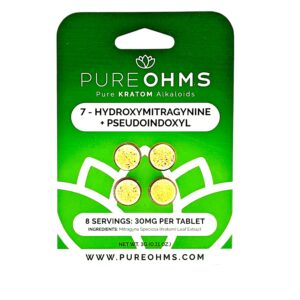 PURE OHMS 7-OH Pseudo Tablets 4ct