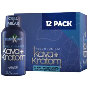 Bliss Xtra Kava Kratom Shot 35mg Kratom 265mg Kava 56mL