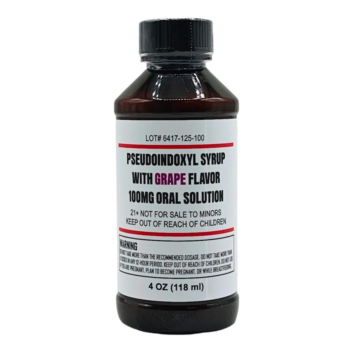 Pseudoindoxyl Syrup Grape Flavor 118mL