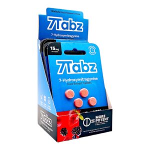7Tabz 7-OH Kratom Extract Tablets Berry