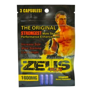 Zeus Plus 3 Count 1600mg