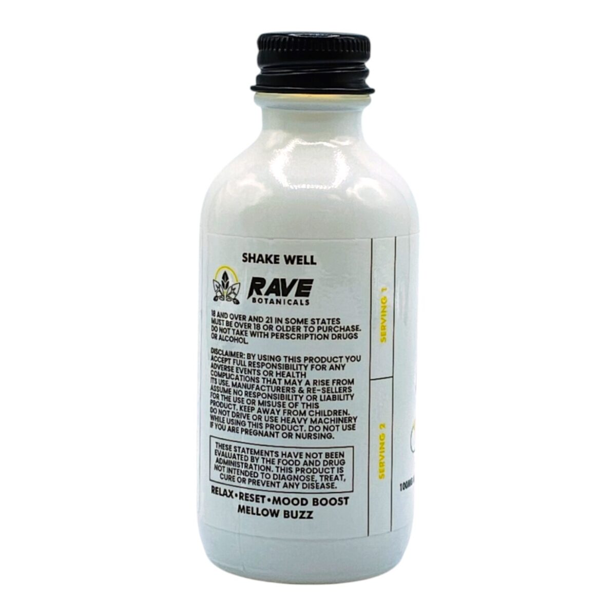 Rave Botanicals Kava Blend Pina Colada Shot 60mL