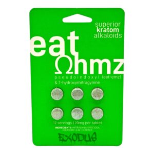 Eat Ohmz Pseudo 7-OH Tablets (Green) 20mg