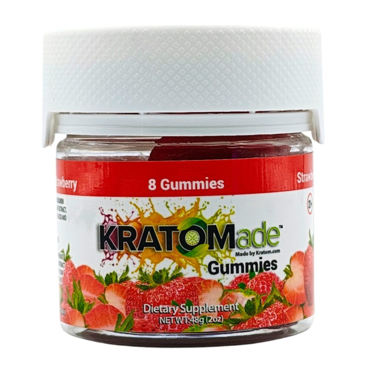 Kratomade Strawberry Gummies – 8ct