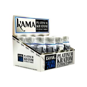 KAMA 7-OH Platinum Kratom Extract Shot 150mg Kratom 45mg 7-OH 30mL