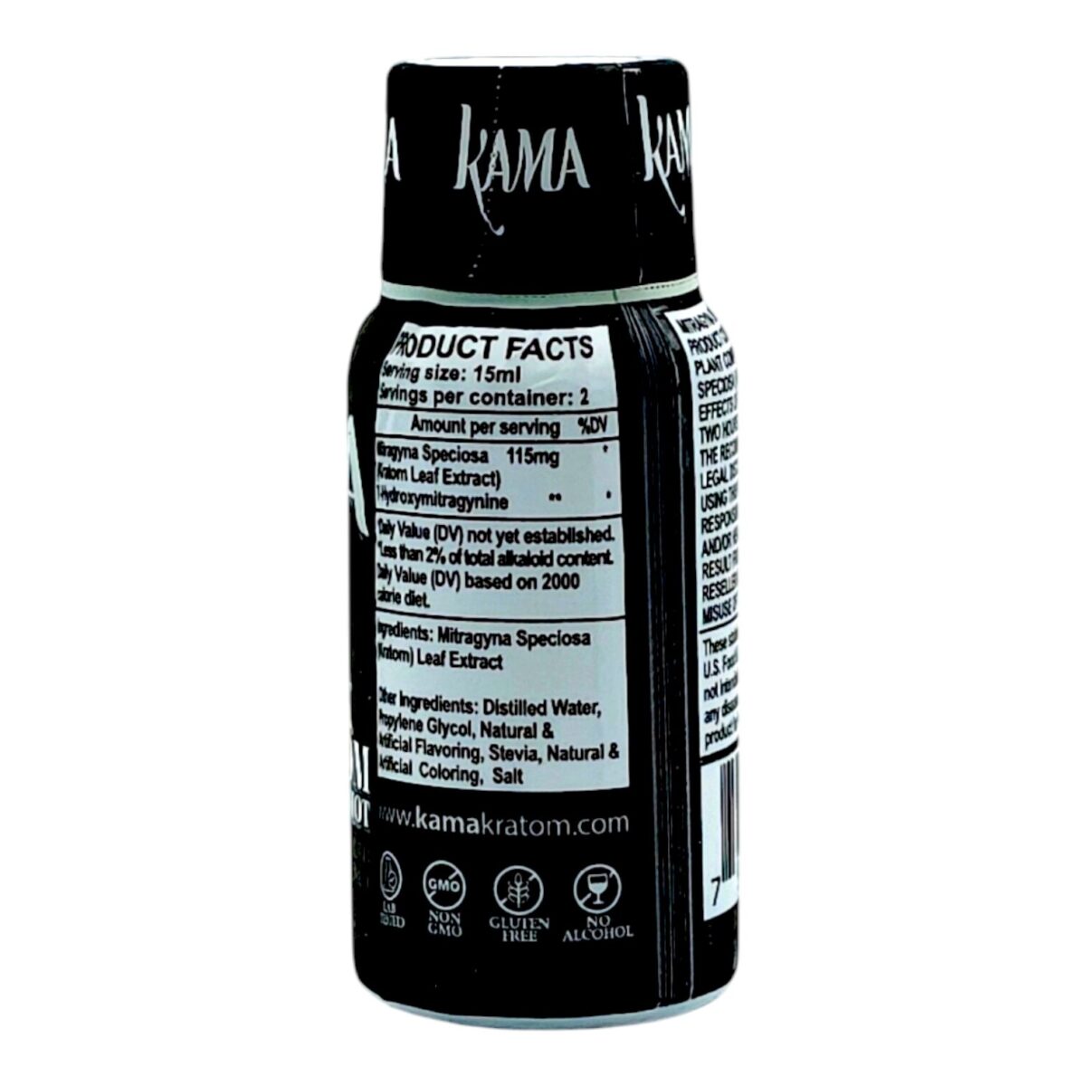 KAMA Black Kratom Extract Shot 150mg 30mL