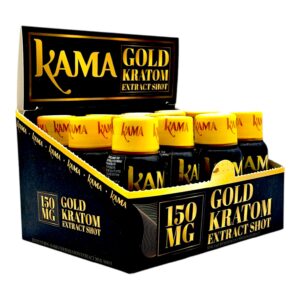 KAMA Gold Kratom Extract Shot 150mg 30mL