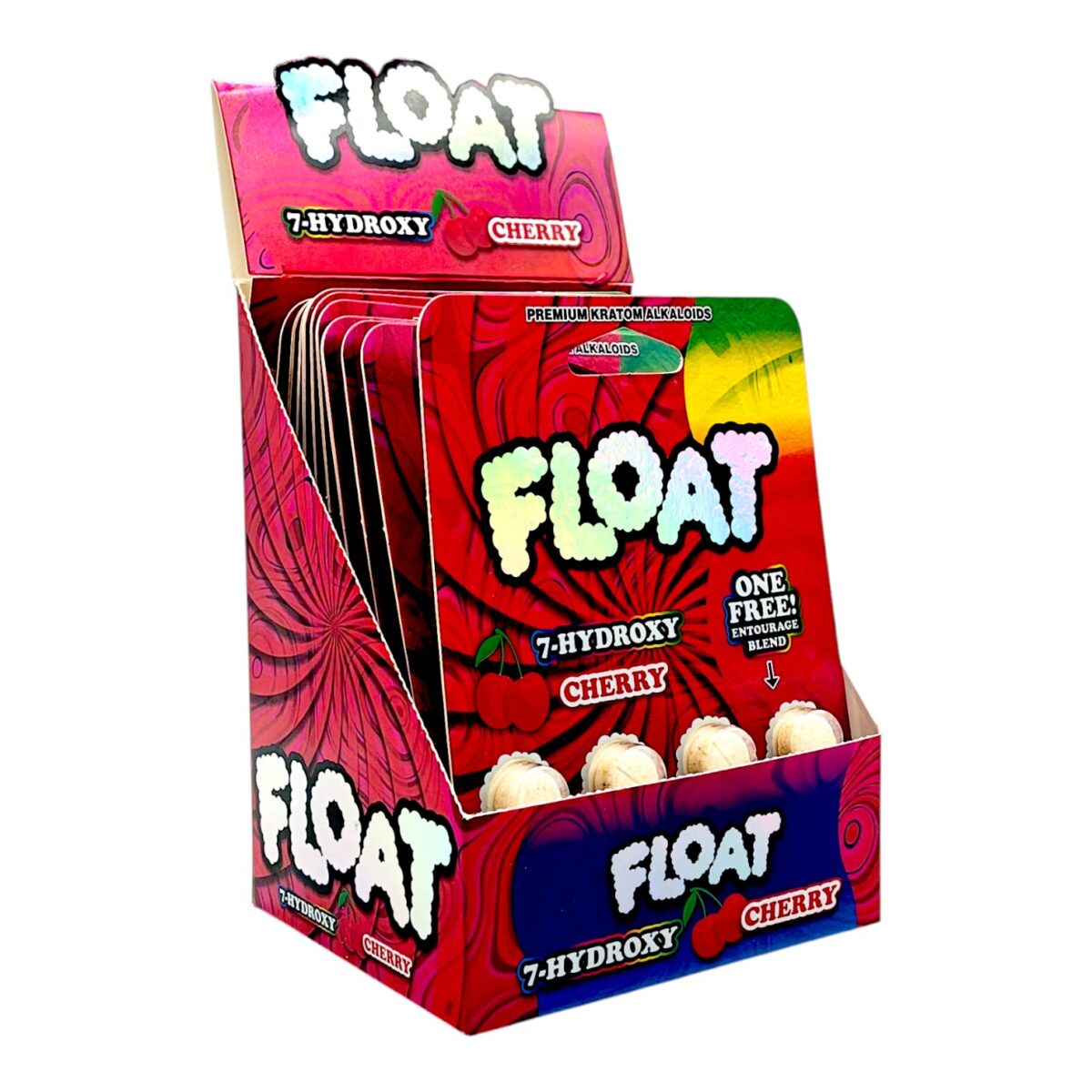 Float 7-OH Cherry Premium Kratom Tablets  4ct