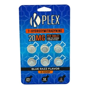 K Plex 7-OH Tablet Blue Razz Flavor 20mg