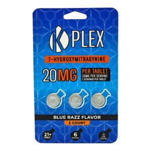 K Plex 7-OH Tablet Blue Razz Flavor 20mg