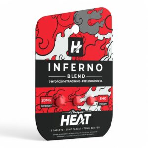 Straight Heat Inferno 7-OH Pseudo Tabs 25mg