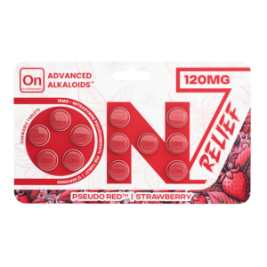 On7 Pseudo Red Relief Tablets Strawberry 120mg