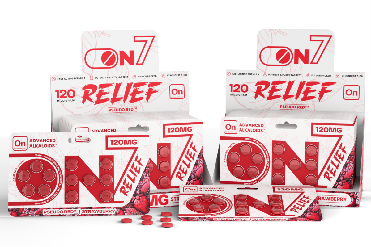 On7 Pseudo Red Relief Tablets Strawberry 120mg
