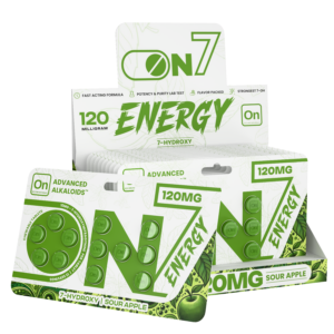 On7 7-OH Energy Tablets Sour Apple 120mg 12ct