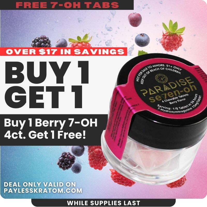 Buy 1 Get 1 FREE Paradise Se7en-OH Flavored Tablets, Shop Now And