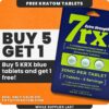 7rx Extra Strength Chewable 7-OH Tablets 3ct Deal Buy 5 Get 1