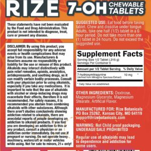 Rize 7-OH Chewable Tablets 45mg
