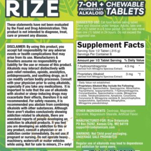 Rize 7-OH Pseudo Alkaloid Chewable Tablets 45mg