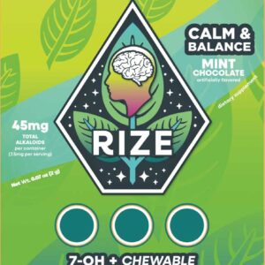 Rize 7-OH Pseudo Alkaloid Chewable Tablets 45mg