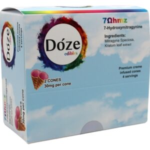 Doze Edibles 30mg 7-OH Cones