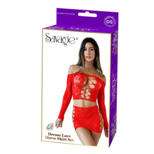 Dream Lace Sleave Skirt Set