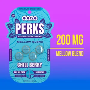Dozo Perks Maximum Strength 7-OH Flavored Tablets 50MG