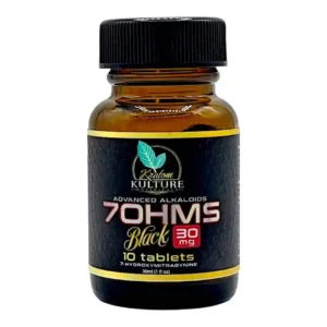 Kratom Kulture 7OHMS Black Tablets 30mg