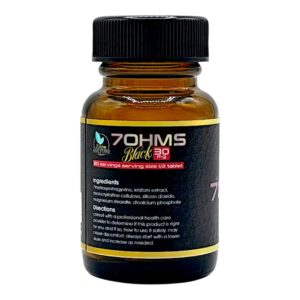 Kratom Kulture 7OHMS Black Tablets 30mg