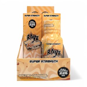 Rave Kratom Delights, 225mit Flavored Shot 30mL