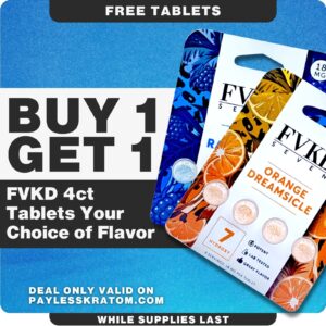 FVKD 7-OH Tablets 18mg 4ct (Buy 1 Get 1)