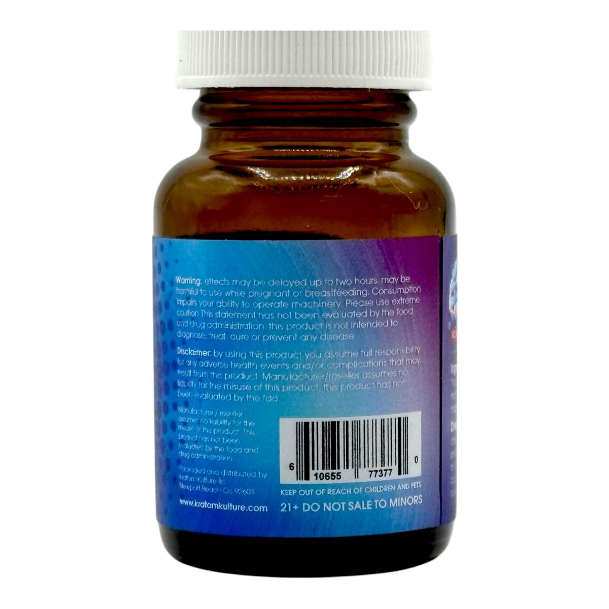 Kratom Kulture 7OHMZ Platinum 40mg – Blue Razz Cotton Candy