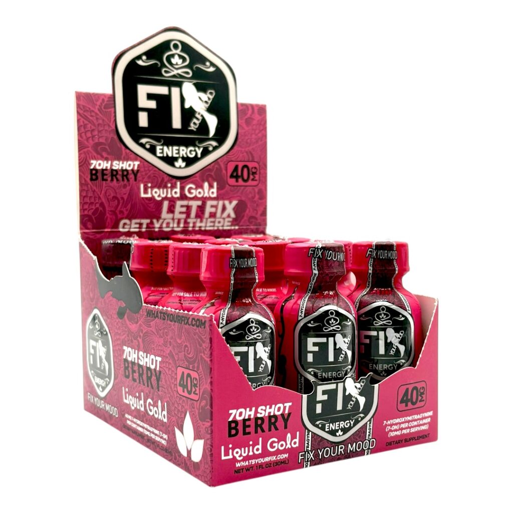 Fix Your Mind 40mg 7OH Shot – Brand New & Only at Payless Kratom | Image 3 | Fix Your Mind