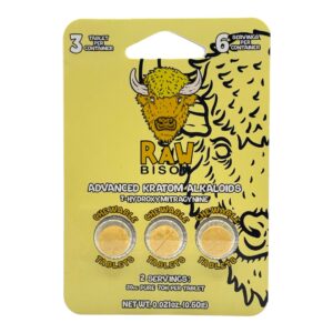 Raw Bison 7OH Tablets 20mg