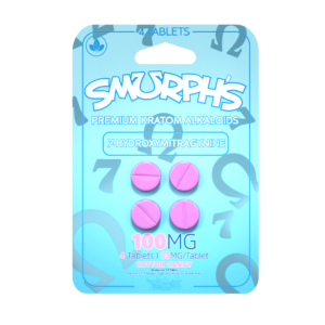 Smurph’s 7-Oh Flavored Kratom Extract Tablets 25mg