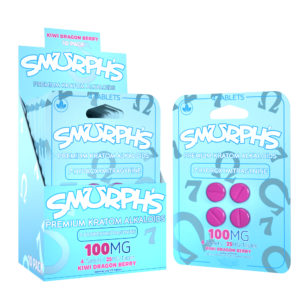 Smurph’s 7-Oh Flavored Kratom Extract Tablets 25mg