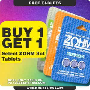 ZOHM 7-OH Tablets 3ct (DEAL BUY 1 GET 1)