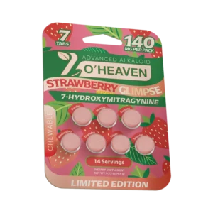 7 O'Heaven 7-OH Strawberry Glimpse Flavored Tablets 20mg