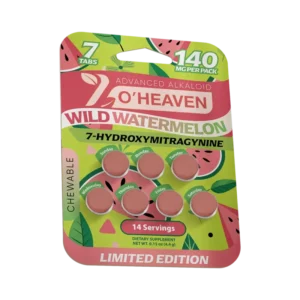7 O'Heaven 7-OH Wild Watermelon Flavored Tablets 20mg